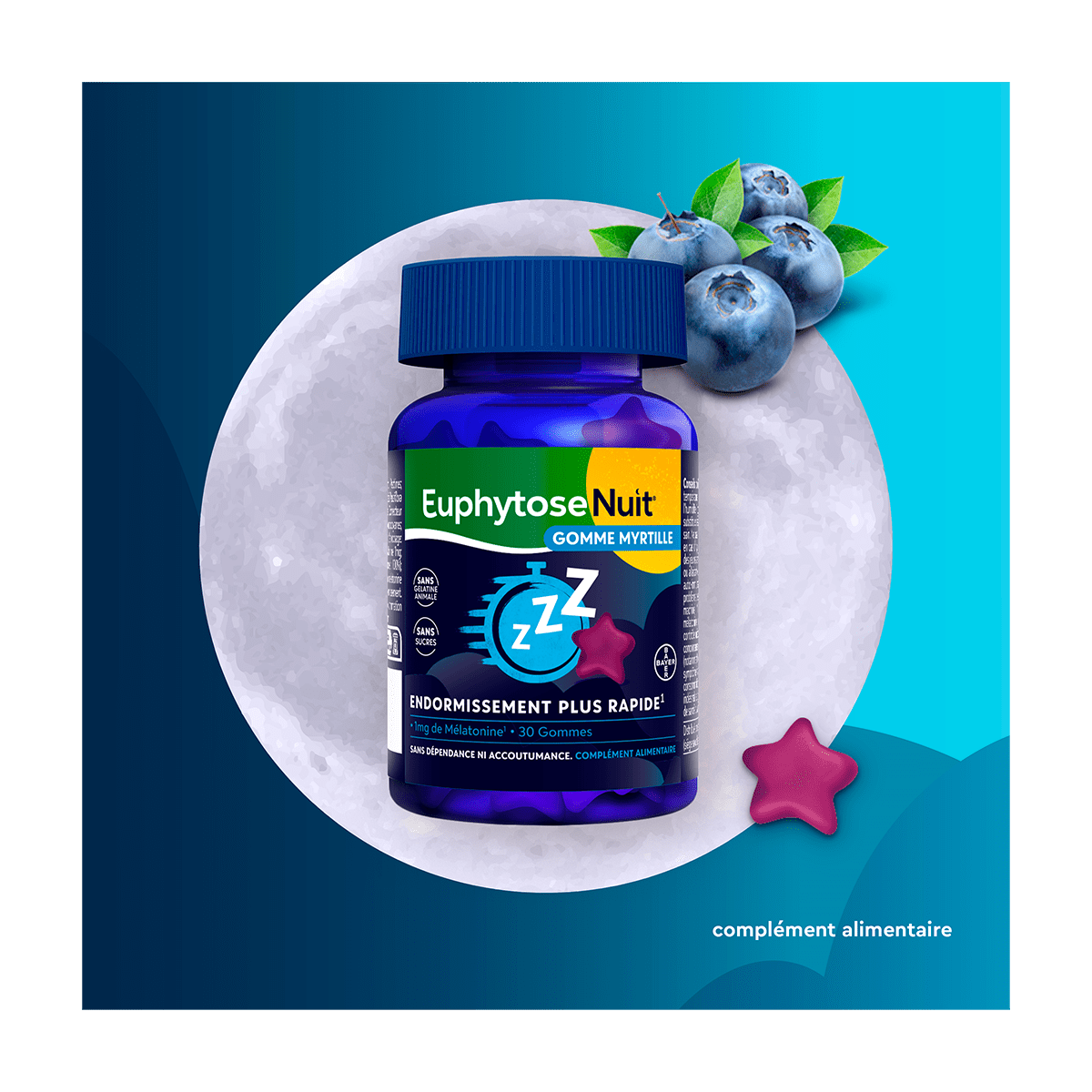 EuphytoseNuit® Gomme myrtille